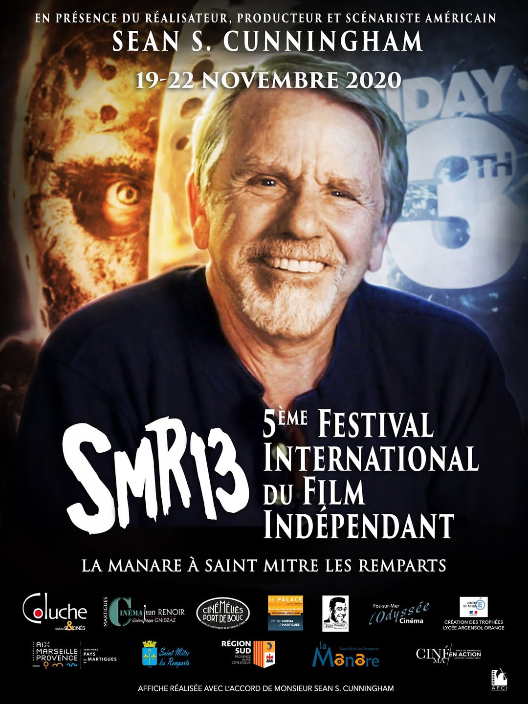 Affiche officielle 5ème Festival SMR13 2020 — Sean S. Cunningham